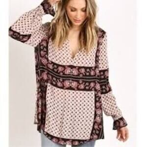 Free People Changing Times Tunic Womens Size Small